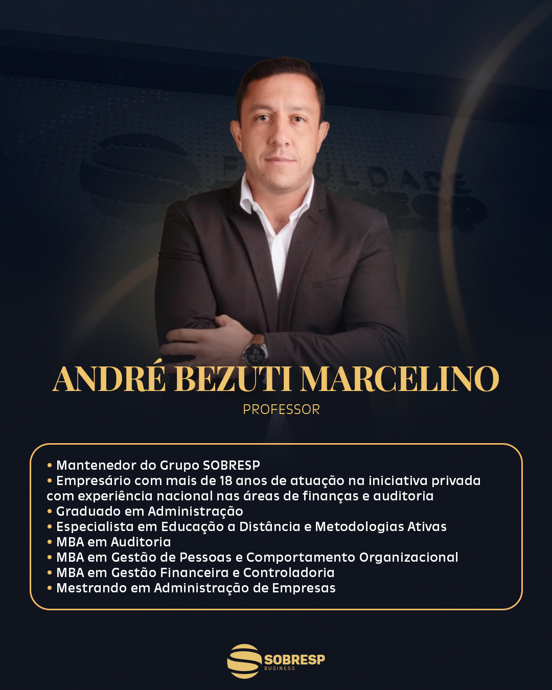 Professor André Bezuti Marcelino